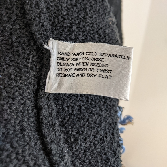 Vintage 90s Grunge Floral Embroidered Textured Cardigan - Picture 11 of 11